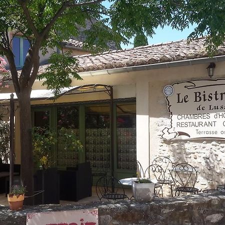 Auberge Le Bistrot De Lussan Lussan  Eksteriør billede